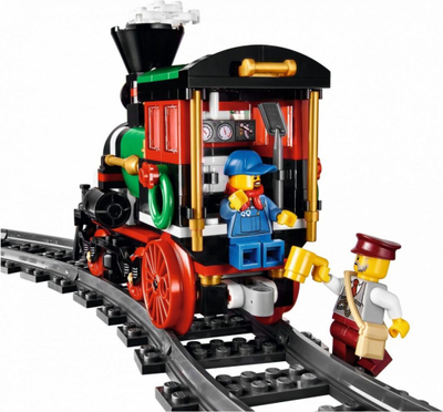 Set lodër LEGO Creator Expert Winter Holiday Train 10254, 734 pjesë, 12+, shumëngjyrësh