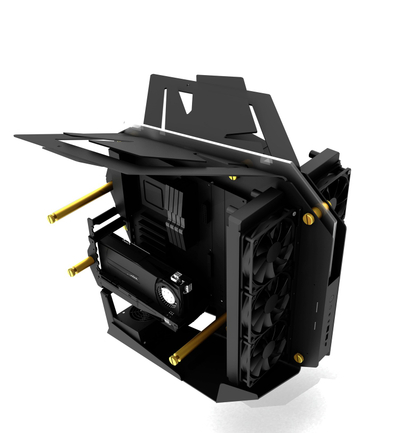 Kasë PC FSP T-Wings CMT710, e zezë