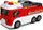 Lodër kamion zjarrfikës Powerex Foldable Parking Fire Brigade Base, pistë parkimi, drita edhe zhurma, i kuq me të bardhë