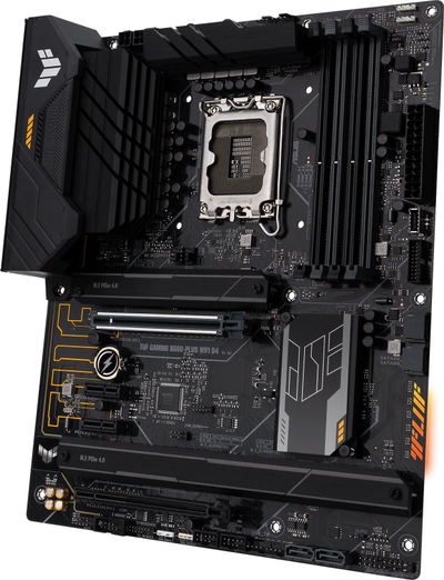Pllakë amë ASUS TUF Gaming B660 Plus WIFI D4, Intel B660, LGA 1700, ATX, e zezë