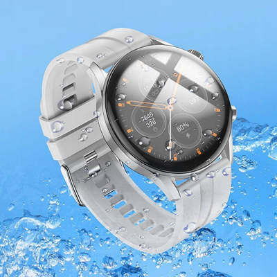 Smartwatch Hoco Y7 Pro, 1.39", me thirrje, ngjyrë argjendtë