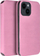 Këllëf telefoni Dual Pocket Flip për Samsung A14 5G, nga lëkurë eko, me xhepa për karta, rozë e çelët