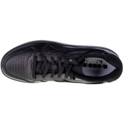 Патики Diadora Mi Basket Low, природна кожа, за мажи, црни