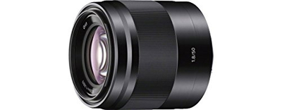 Objektiv Sony E 50mm F1.8 OSS, bajonetë E Mount, stabilizim optik, i zi