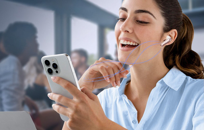 Kufje wireless EarFun Air Pro 3 TW500P, TWS in-ear, me ANC, rozë