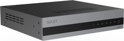 Amplifikator rrjeti iEAST eAMP2, për streaming muzike, i vogël, i zi