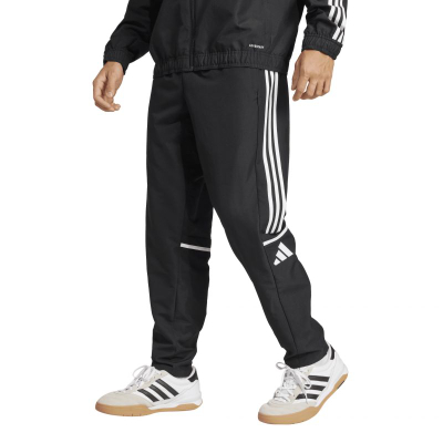 Спортски панталони adidas Squadra 25 M JD9273, рециклиран полиестер, со џебови со патент, црни