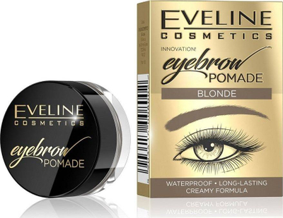 Pomadë për vetulla bjonde Eveline Cosmetics Eyebrow Pomade, 12 ml