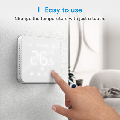 Termostat për ngrohje elektrike në dysheme Meross Smart Wi-FI 
