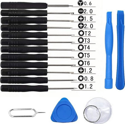 Set veglash servisi për telefona 14 në 1, për iPhone