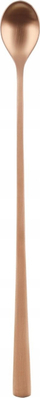 Set lugë smoothie inox, 26cm, 4 copë, ngjyrë rozë gold