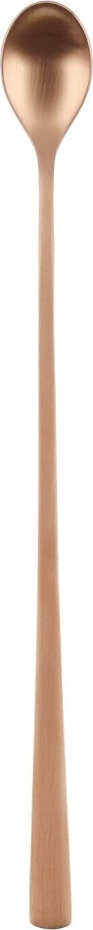 Set lugë smoothie inox, 26cm, 4 copë, ngjyrë rozë gold