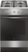 Shporet me gaz Amica 57GGH4.23ZPF Xx, pianurë me gaz, furrë elektrike, çelik inox, gri e errët