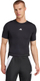 Bluzë kompresuese Adidas Techfit me mëngë t'shkurtëra Tee M JP4674, për palestër, e zezë