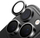 Xham mbrojtës kamere 3MK Lensguard për iPhone 16 Pro Max, ultra i hollë, transparencë e lartë, i zi