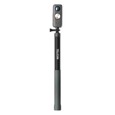 Shkop selfie Telesin GP-MNP-300-3, fibër karboni, 3 m, i zi