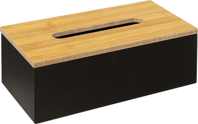 Kuti faculetash 5Five Modern, bambu, e zezë
