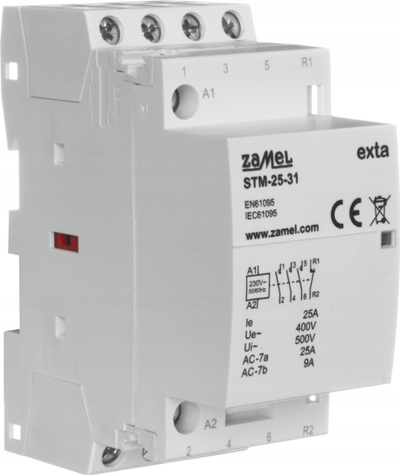 Kontaktor modular Exta STM-25-31, 230V, 25A, 3NO 1NC