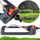 Sprikler kopshti Garden Pulsating, metal, rreze 8–12 m, jeshil