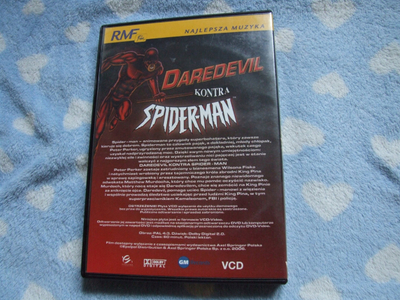 Video CD Daredevil kontra Spider-Man, animuar, GM Records, në kuti plastike