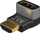 Adapter HDMI Pro Plus, kënd 90° vertikal, 8K 60Hz, i zi