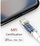Kabllo karikimi TECHly USB C në Lightning, 1m, 18W, e bardhë