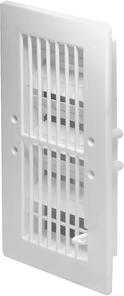 Grilë ajrimi Awenta T20A Specjal II, 95x255mm, me rrjetë dhe lamela, e bardhë