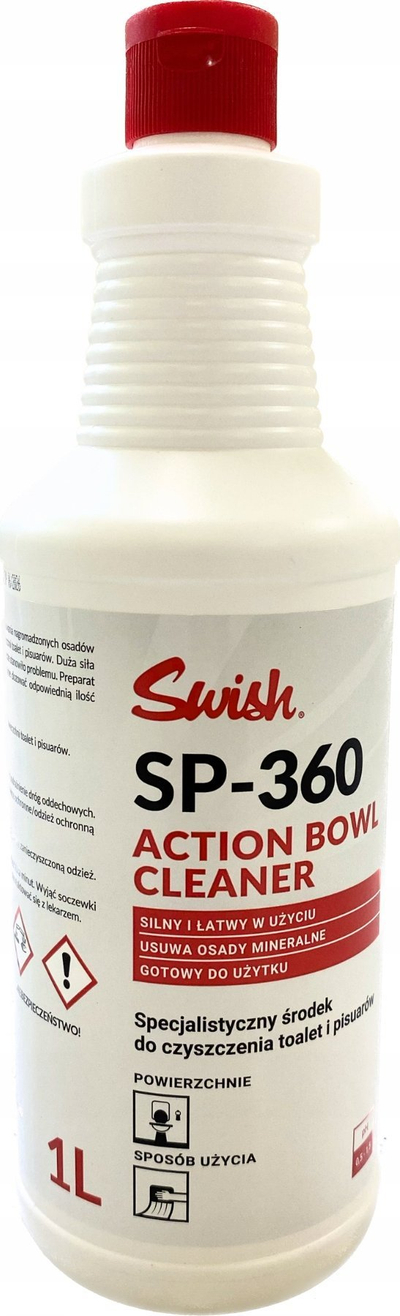 Zgjidhës depozitash Swish SP-360, pastrues tualeti, 1L