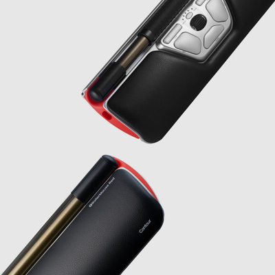 Maus ergonomik Contour Design RollerMouse Red, me kabllo, i kuq