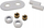 Set mbulues radiatorësh Double Rosette, CU 15x3/4, 50 mm, i bardhë
