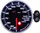 Matës temperature uji DRacing DEPO PK, 52mm, me ndriçim LED, i zi