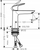 Rubinet lavamani Hansgrohe Logis Fine CoolStart 110, pa set shkarkimi, krom