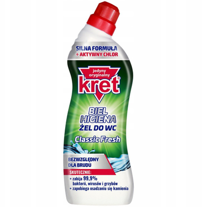 Xhel WC KRET Classic Fresh, pastrues tualeti, 750 ml