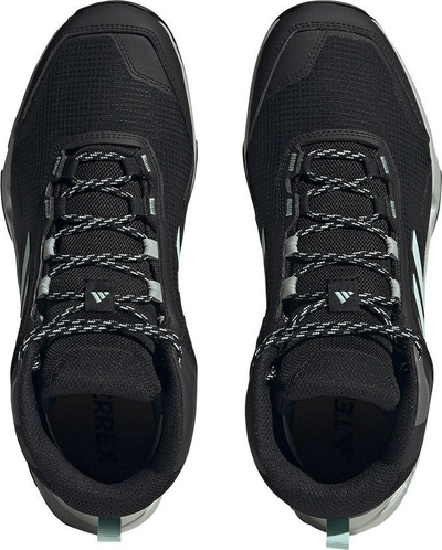 Këpucë malore Adidas Terrex Trail Mid, që s’i hyn uji, taban TRAXION, të zeza