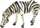 Figurinë lodër LeanToys Animals of the World Zebra, koleksionuese, madhësi e madhe, shumëngjyrëshe