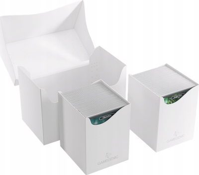 Kuti letra loje Gamegenic GGS25115 Double Deck Holder 200+ XL, për 200 letra, e bardhë