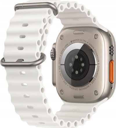 Rrip ore inteligjente RhinoTech Ocean për Apple Watch 38/40/41mm, silikoni, i bardhë
