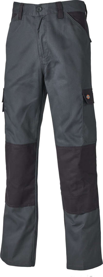 Pantallona pune Dickies Everyday, me xhepa cargo, me xhepa për mbrojtëse gjuri, gri me të zezë