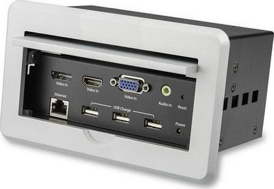 Kuti lidhëse për konferenca StarTech.com, 4K, HDMI VGA DisplayPort, alumini