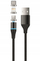 Kabllo magnetike Canyon Setty KBM-01, 3in1 USB-C MicroUSB Lightning, 1m, 2.5A, i zi