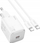 Karikues muror Hoco N40, 20W, USB C PD 3A, i bardhë