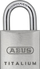 Bravë vise Abus Titalium 64/30, 30mm, trup alumini, argjendt