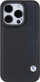 Kuti mbrojtëse BMW BMHCP15X22RBDK për iPhone 15 Pro Max, lëkurë eco, e zezë