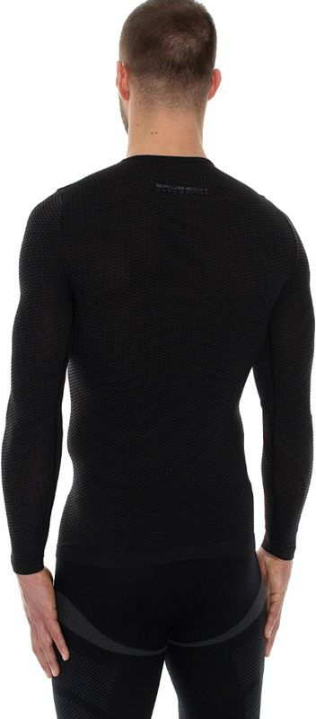 Bluzë termo Brubeck Base Layer LS10850 për goca, me mëngë t’gjata, madhësia XL, e zezë
