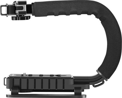 Stabilizator dore për kamera Puluz PU3005, formë C, fole 1/4", i zi