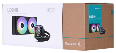 Ftohës për procesor DeepCool LD240 All-in-one liquid cooler, 12 cm, i zi