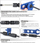 Сет соларни алати EUROKOMP Solar Tool Set Crimper Wrenches MC4 Pv, 7 во 1, со клешти и клучеви MC4