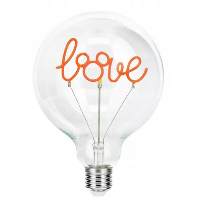 Llambë dekorative Disney Mickey LED Neon, filament “love”, dritë e kuqe