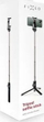 Selfie stick trekëmbësh Fixed Snap Lite, 56cm, me telekomandë wireless, i zi