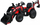 Traktor elektrik për fëmijë Buggy 720 T, 12V, me rimorkio, i kuq